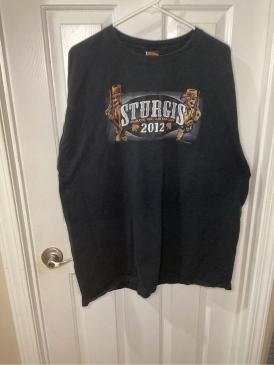 hot leathers Other - Sturgis Black Hills Rally 2012 Skull Cowboy Graphic T-Shirt Adult 2XL Biker